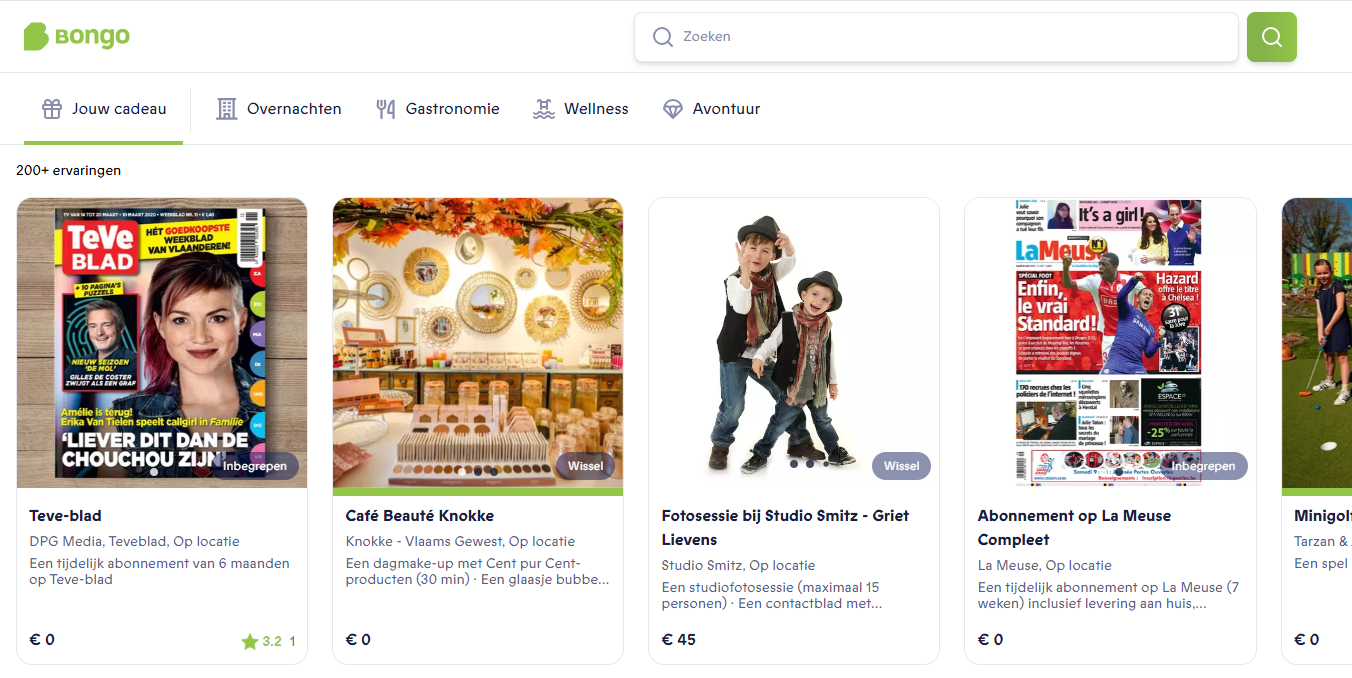 Hoe reserveer ik met de Bongo 'Kranten & Magazines'?